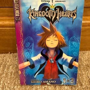 Disney Kingdom Hearts Manga Volumes 1 & 2 - Blue and Brown